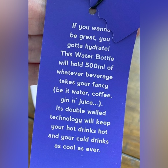 •NWT•World Market Yes Studio Insulated Stainless Steel Water Bottle - Picture 8 of 12